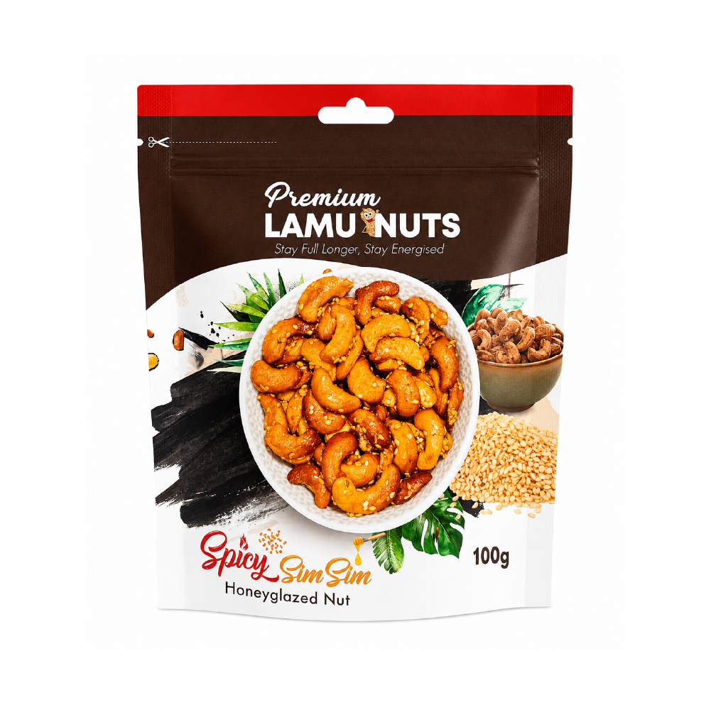 Spicy Honeyglazed Simsimnut (sesame)